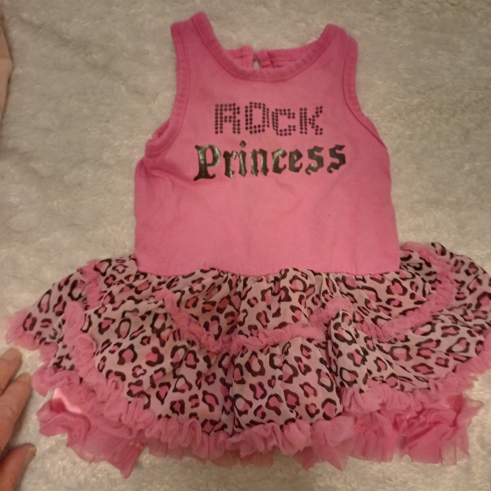 Pink 6 month onesie tutu